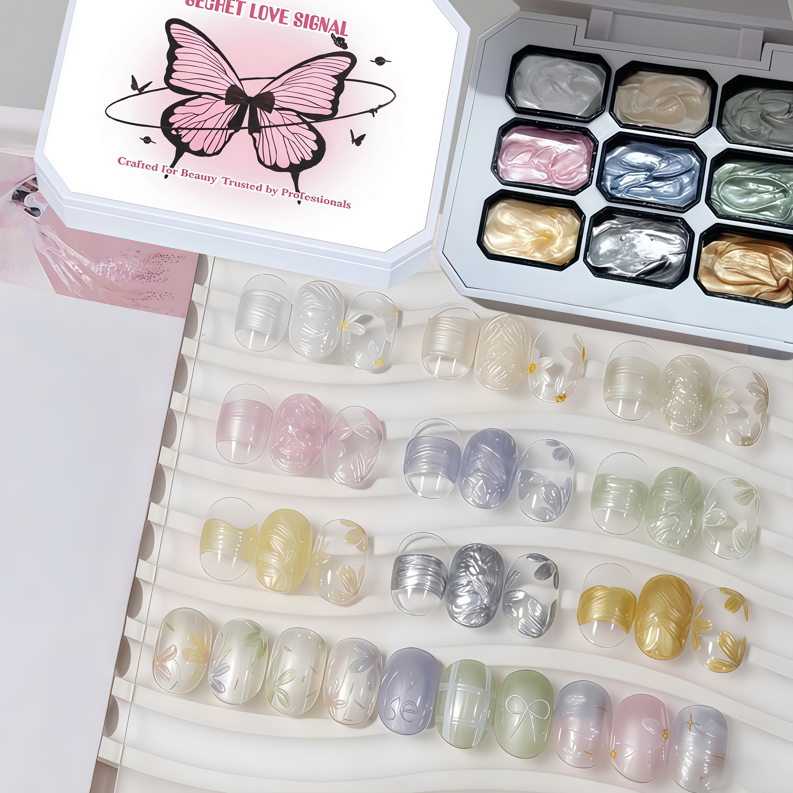 Nail Art Halal - 1pc 9-color new popular color patting