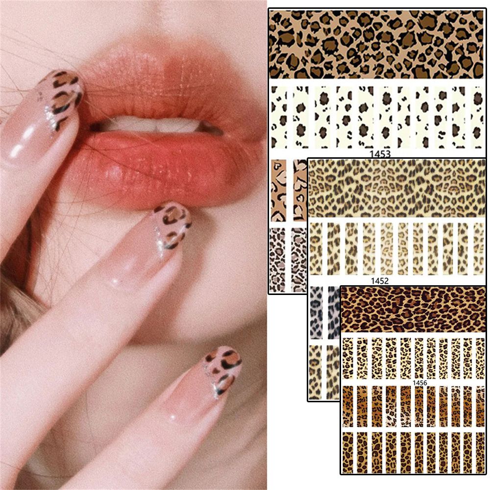 Nail Art Leopard - Manicure Tools Animal Series Tiger Print