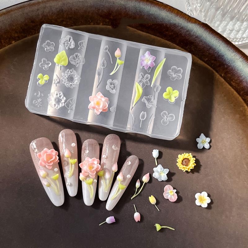 Nail Art Halal - 3D Flower Silicone Mold for Nails