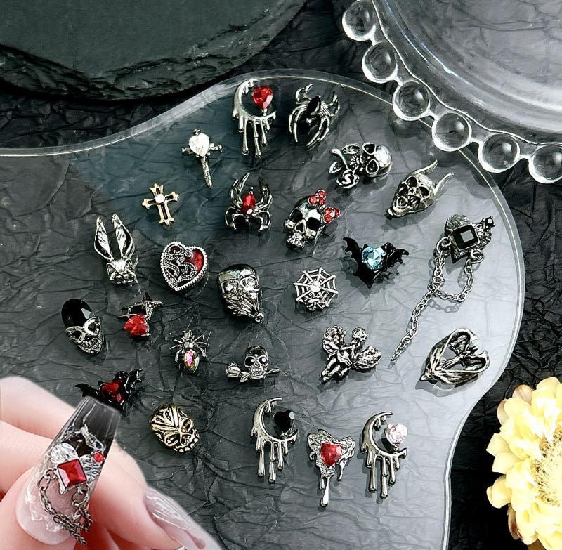 New Dark Style Alloy Nail Art  - đánh giá và giá Nail Art Vampire