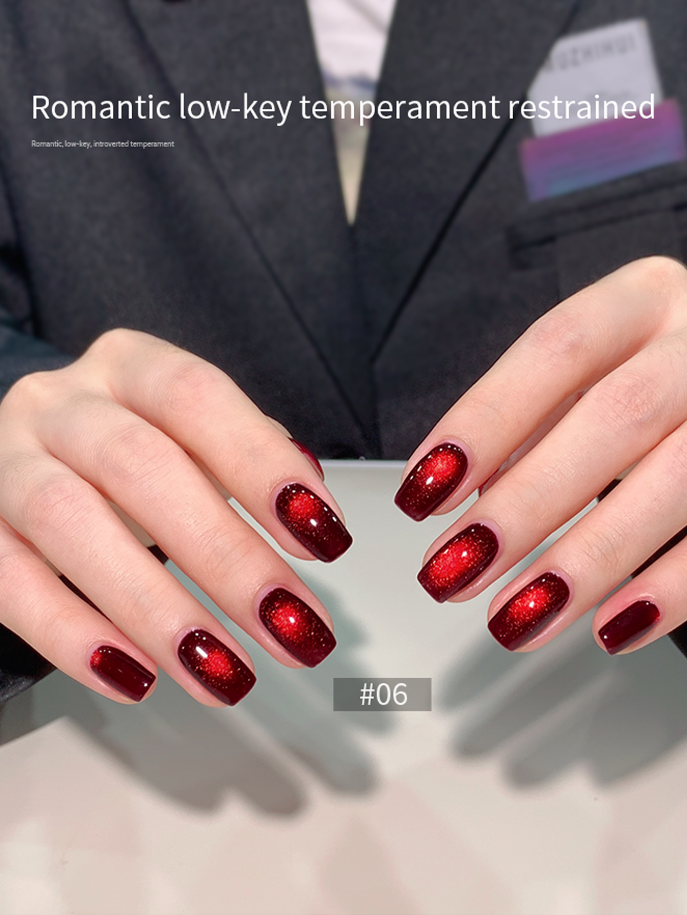 16ML Wine Red Rose Red Cat Mag - đánh giá và giá Nail Art Red Wine Cat Eye