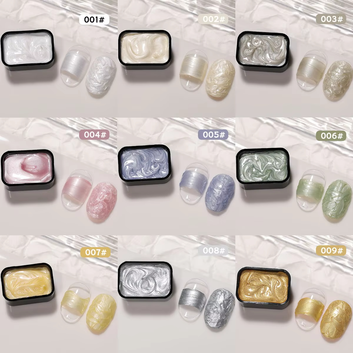 1pc 9-color new popular color  - đánh giá và giá Nail Art Halal