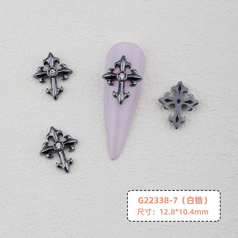10pcs Halloween Dark Black Cro - đánh giá và giá Nail Art Vampire