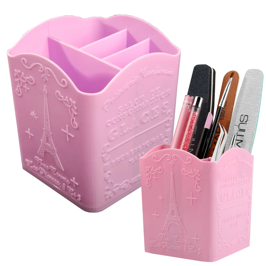 4-Compartment Nail Art Brush H - đánh giá và giá Nail Art Kaki