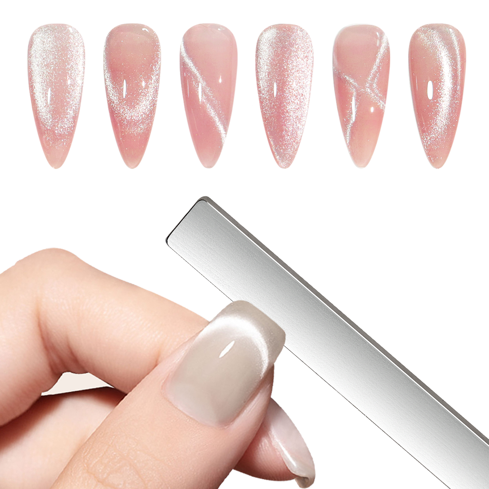 1/2pcs Nail Art Cat Eye Magnet - đánh giá và giá Nail Art Halal