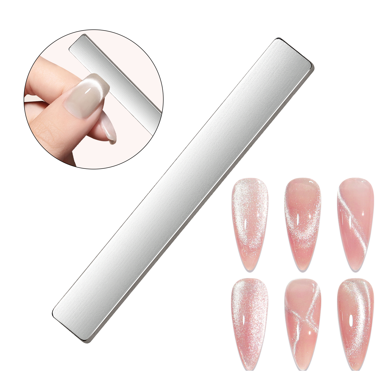 1/2pcs Nail Art Cat Eye Magnet - đánh giá và giá Nail Art Halal