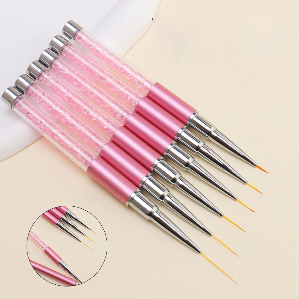 6pcs/Set Acrylic French Stripe - đánh giá và giá Nail Art Kaki