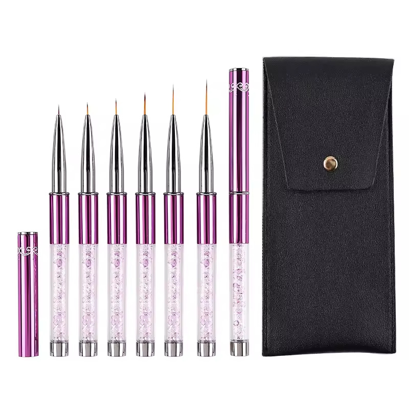 6pcs/Set Acrylic French Stripe - đánh giá và giá Nail Art Kaki