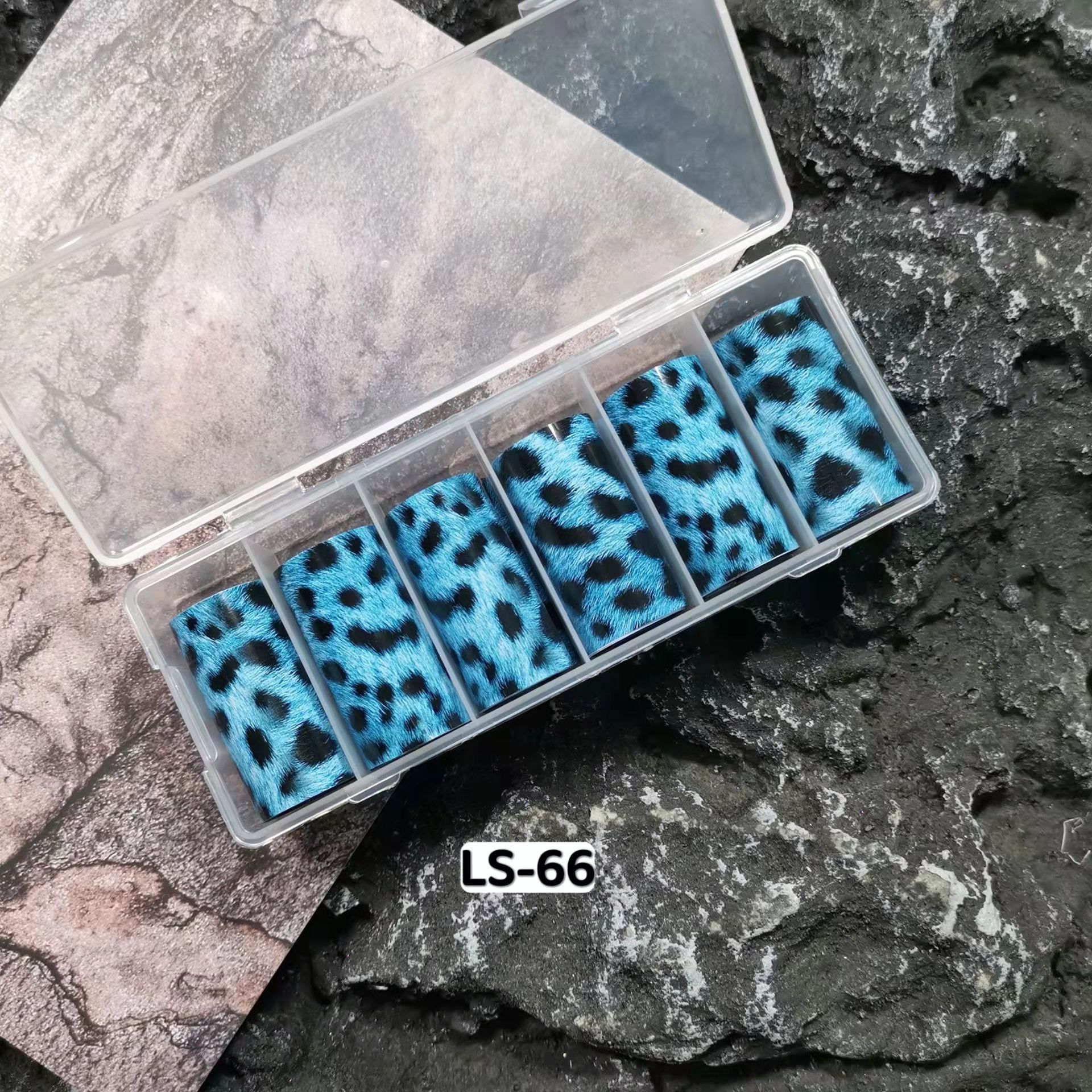 6 rolls Flame Nail Foils for T - đánh giá và giá Nail Art Leopard
