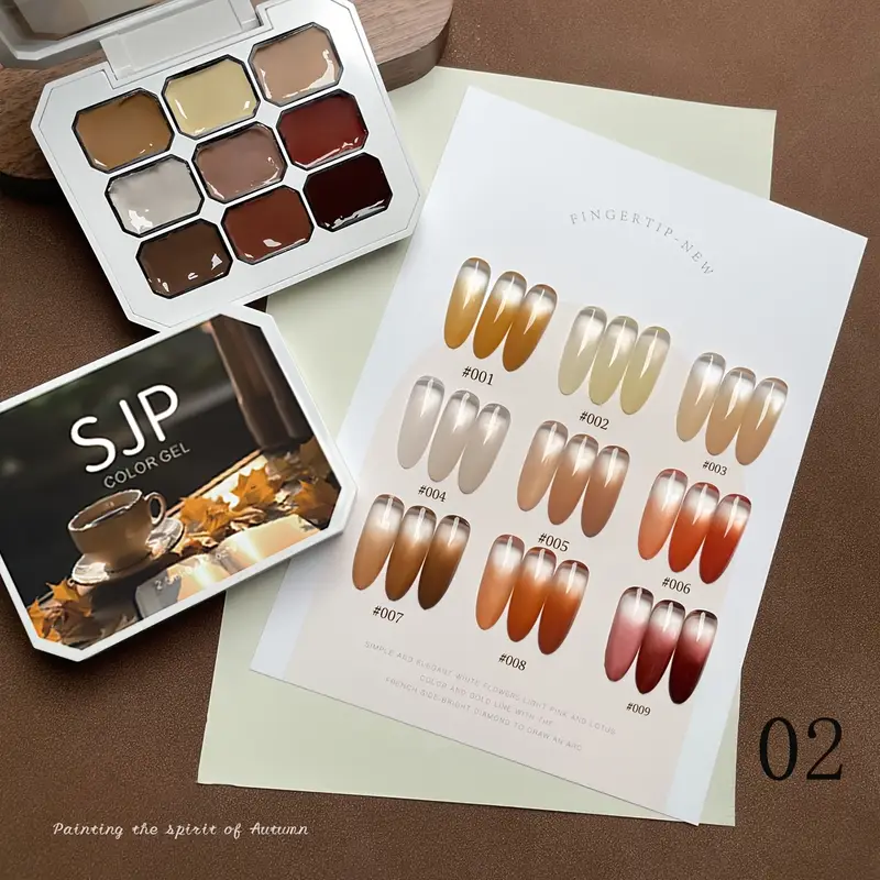 9 Colors Solid Nail Polish Pal - đánh giá và giá Nail Art Halal