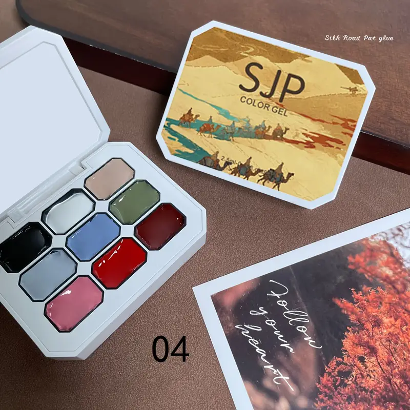 9 Colors Solid Nail Polish Pal - đánh giá và giá Nail Art Halal