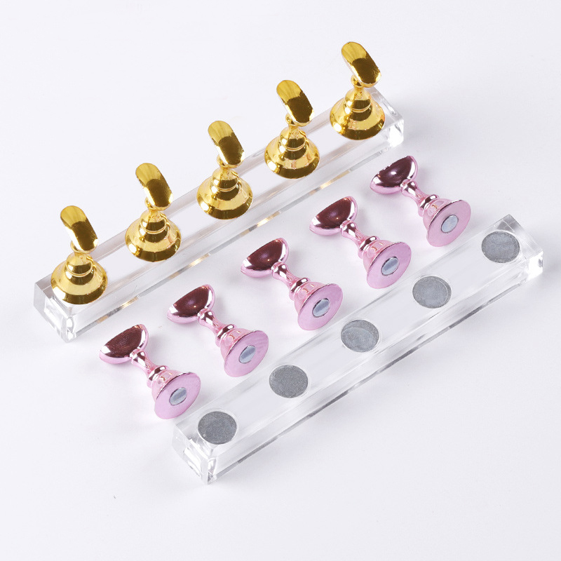 5/30pcs/Set Magnetic Nail Hold - đánh giá và giá Nail Art Kaki
