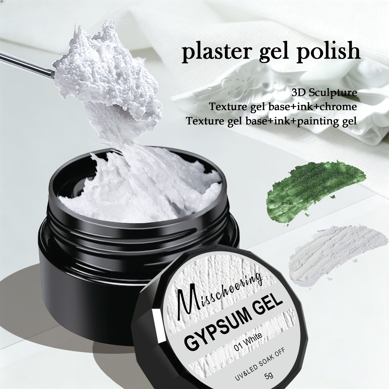5g Solid Gypsum Painting Nail  - đánh giá và giá Nail Art Halal