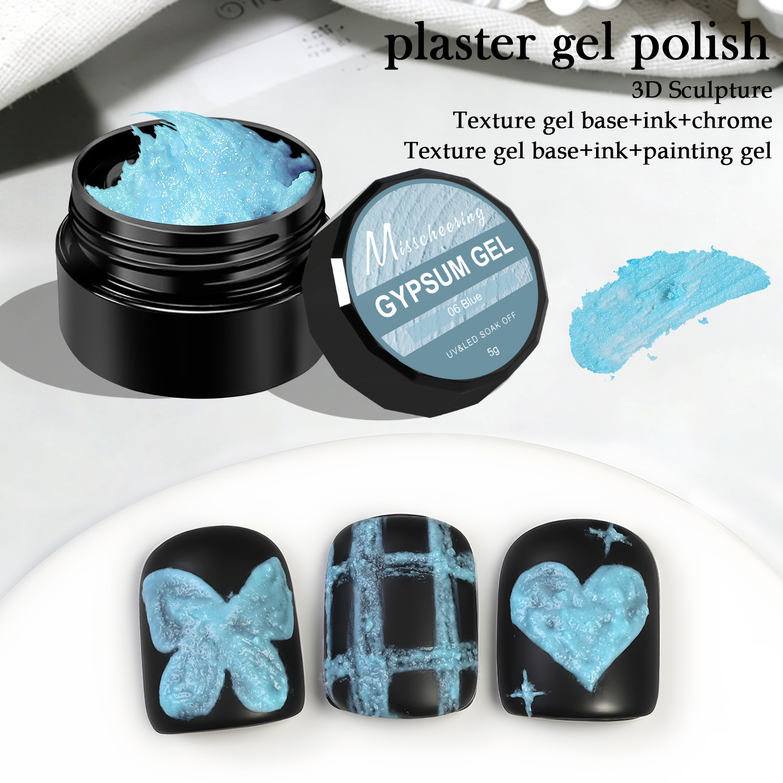 5g Solid Gypsum Painting Nail  - đánh giá và giá Nail Art Halal