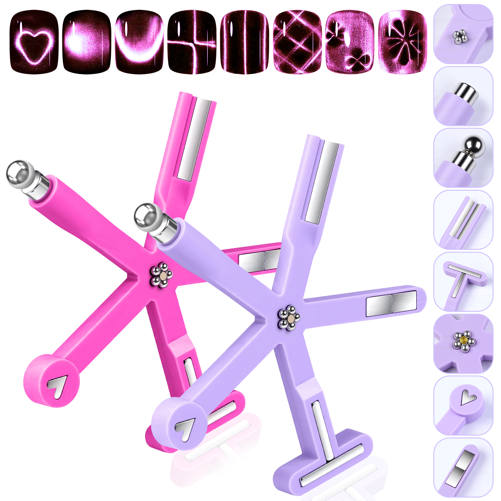 8In1 Nail Art Magnet Featuring - đánh giá và giá Nail Art Halal