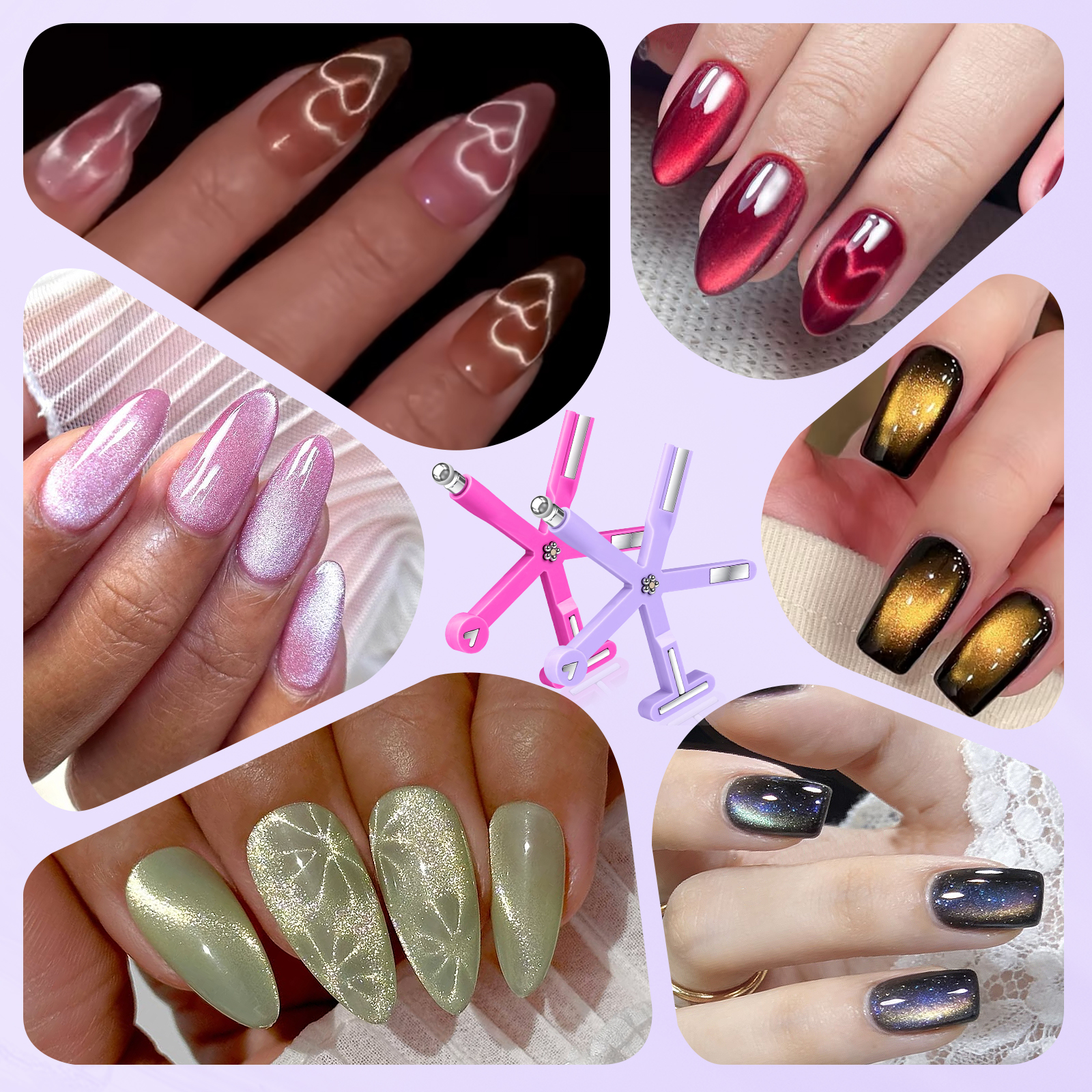 8In1 Nail Art Magnet Featuring - đánh giá và giá Nail Art Halal