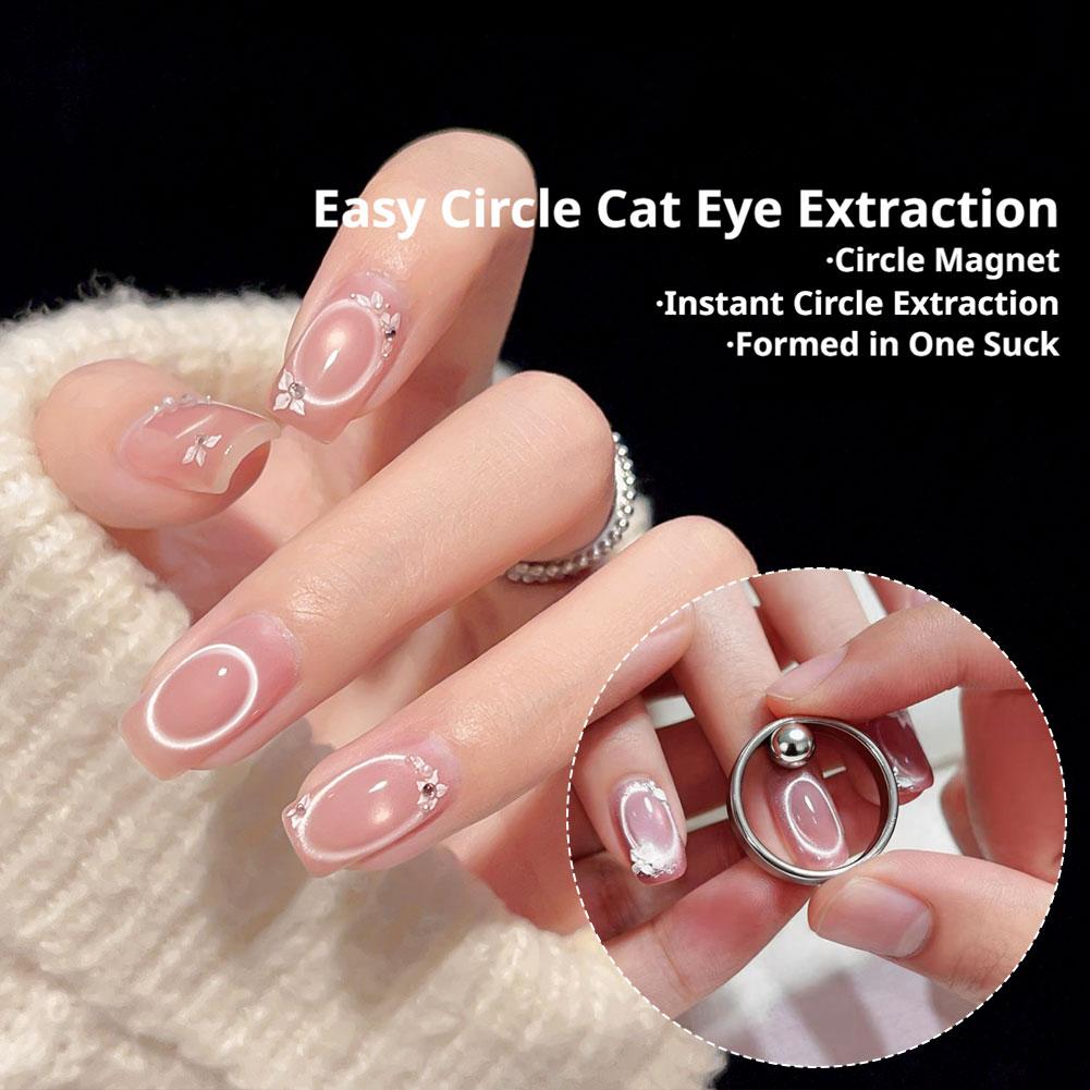 Circular Hollow Cat Eye Nail M - đánh giá và giá Nail Art Halal