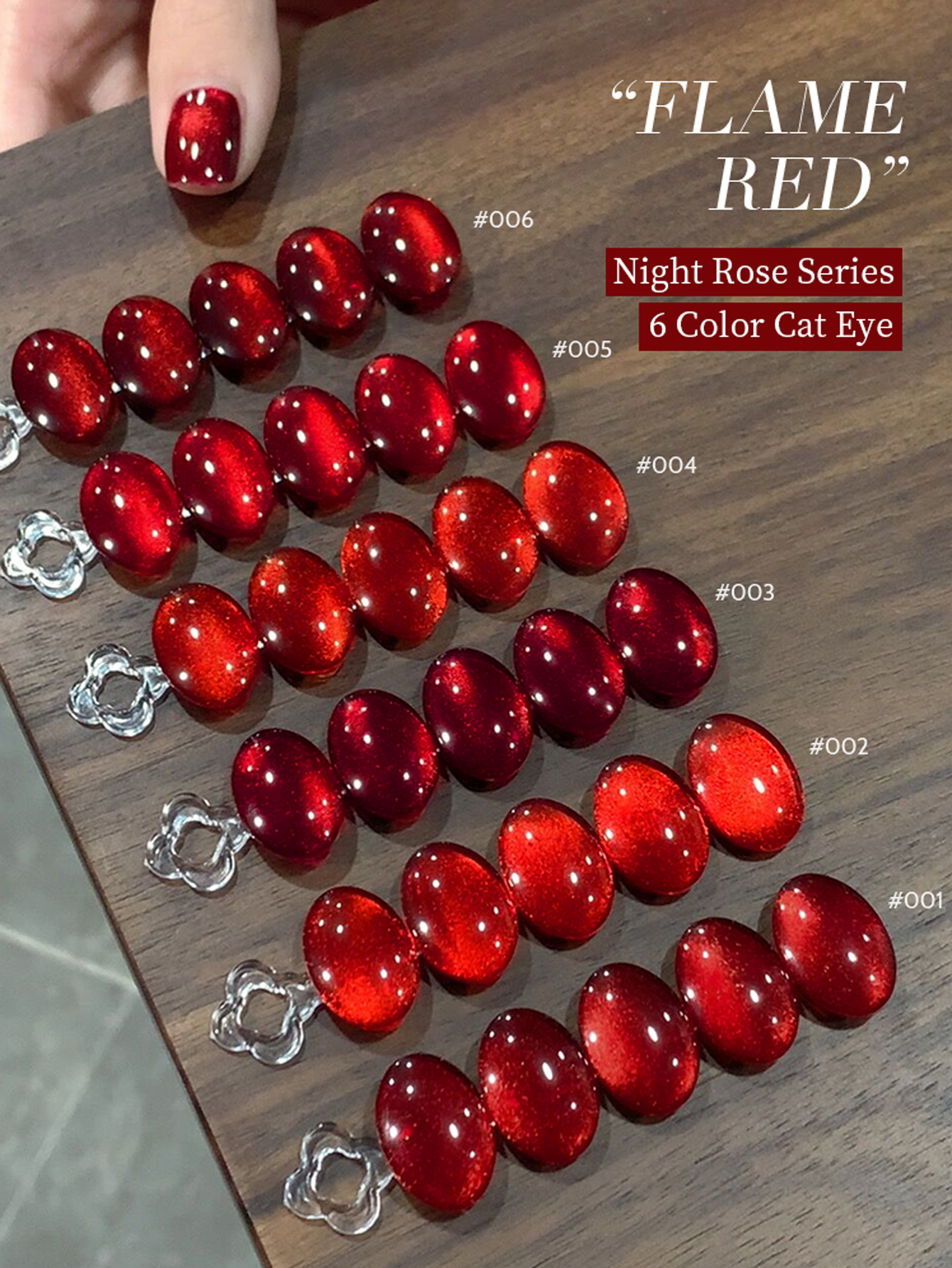 16ML Wine Red Rose Red Cat Mag - đánh giá và giá Nail Art Red Wine Cat Eye