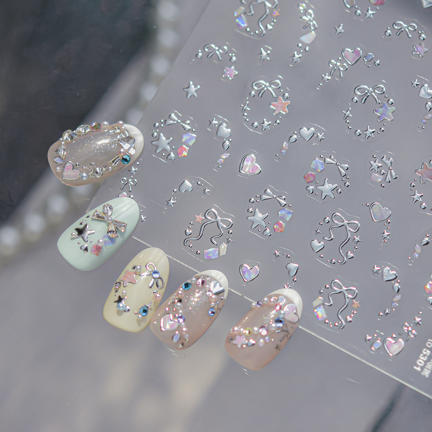 Exquisite Stars Love Garland S - đánh giá và giá Nail Art Vampire