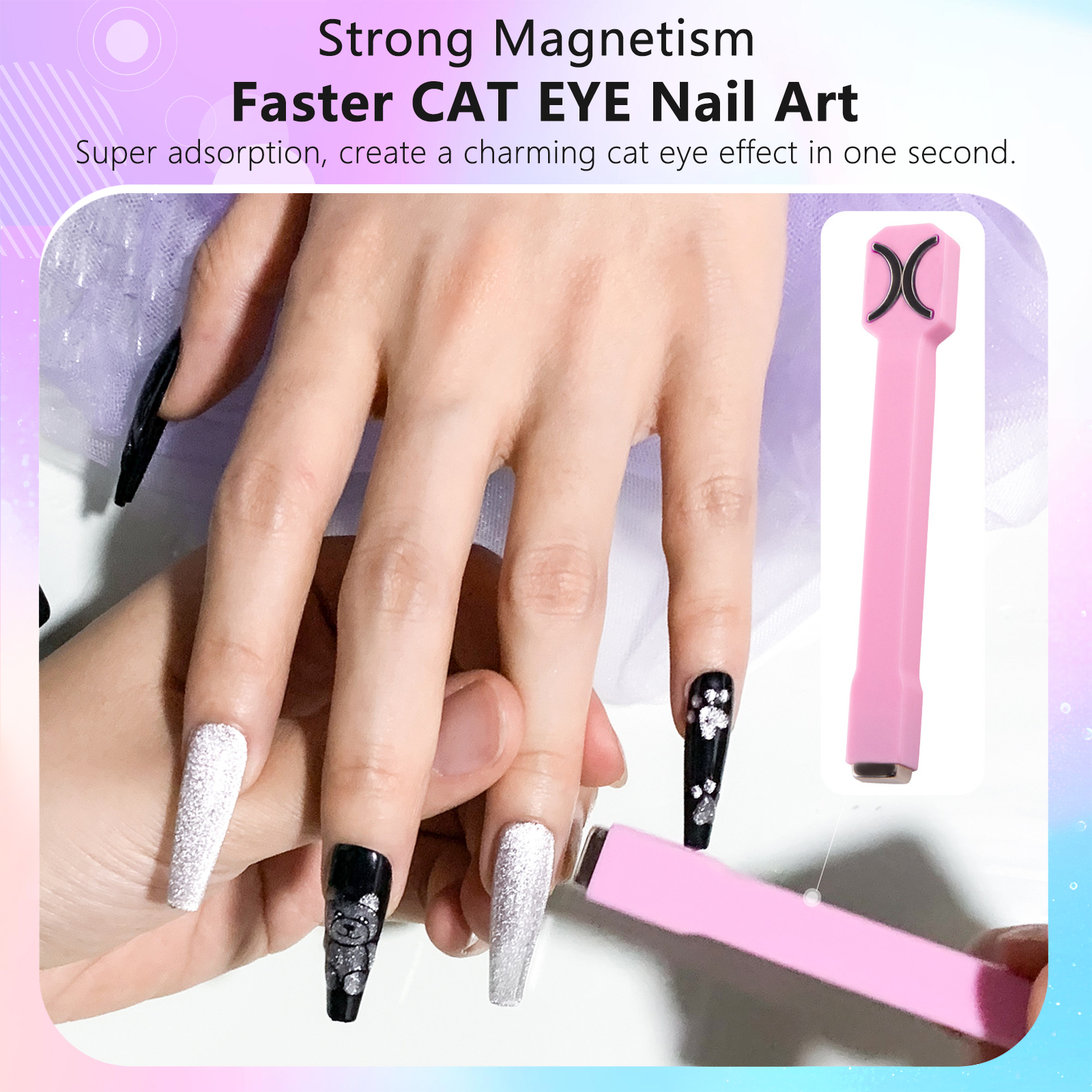 3 in 1 Nail Magnet Tool Strong - đánh giá và giá Nail Art Halal