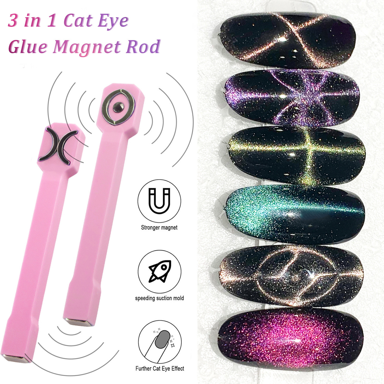 3 in 1 Nail Magnet Tool Strong - đánh giá và giá Nail Art Halal