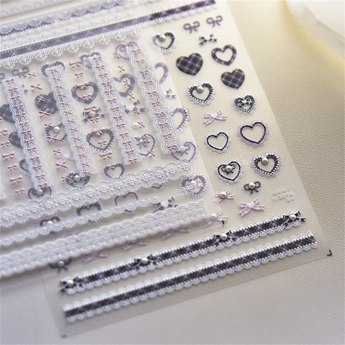 1pcs 5D Relief Kawaii Lace Nai - đánh giá và giá Nail Art Vampire
