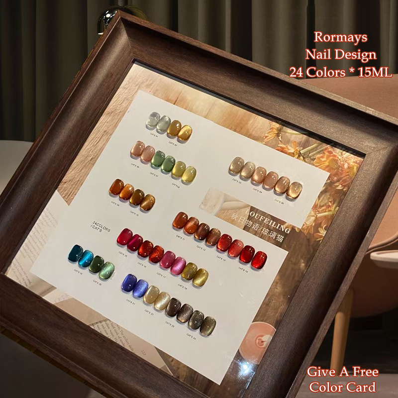 24PCS Cat Eye Gel Polish Set M - đánh giá và giá Nail Art Red Wine Cat Eye