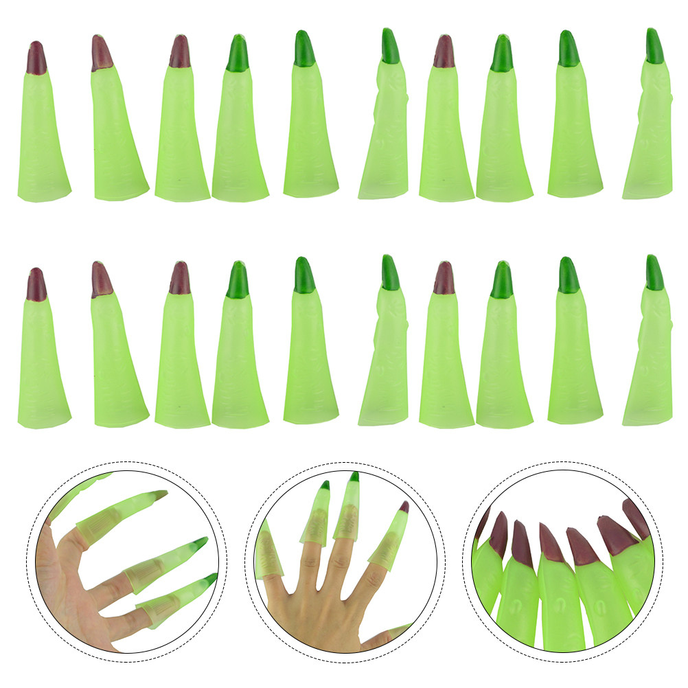 Fake Witch Nails 20Pcs for Hal - đánh giá và giá Nail Art Zombie