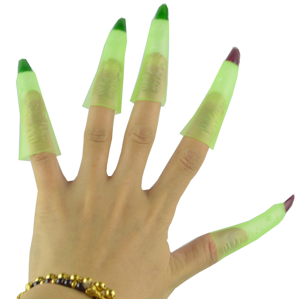 Fake Witch Nails 20Pcs for Hal - đánh giá và giá Nail Art Zombie