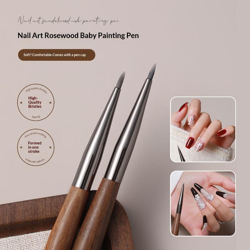 7mm Sandalwood Nail Art Brush  - đánh giá và giá Nail Art Kaki