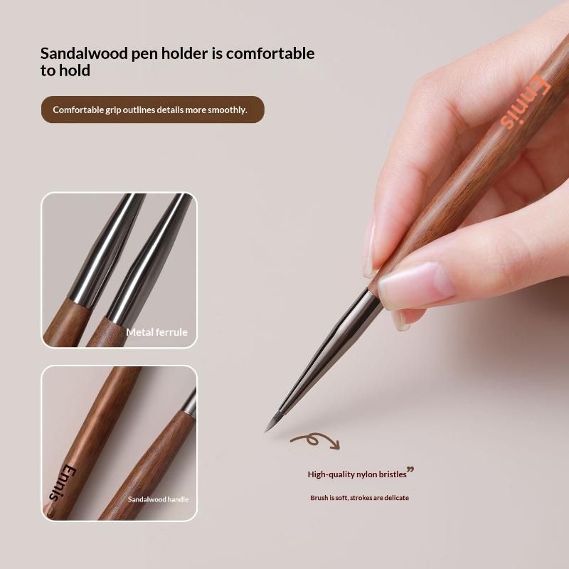 7mm Sandalwood Nail Art Brush  - đánh giá và giá Nail Art Kaki