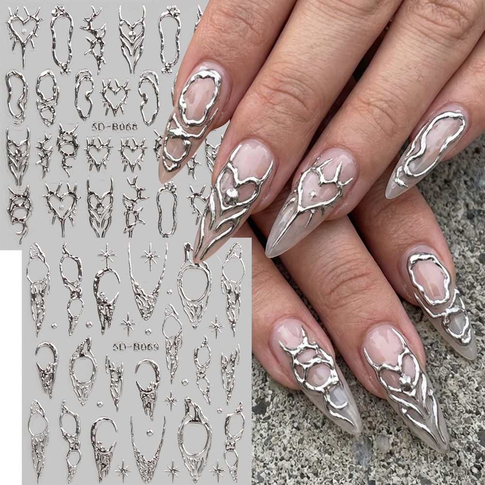 2pcs Vintage Thorns Y2K Nail A - đánh giá và giá Nail Art Vampire