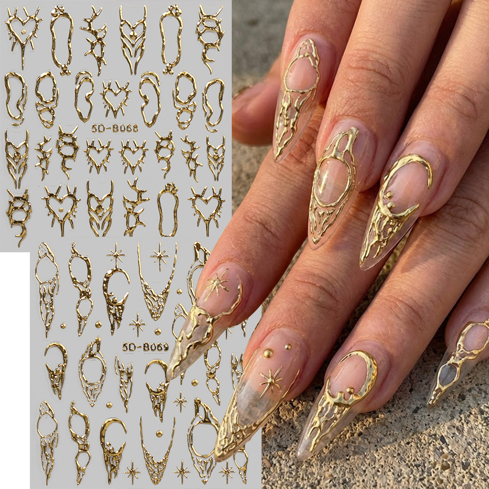 2pcs Vintage Thorns Y2K Nail A - đánh giá và giá Nail Art Vampire