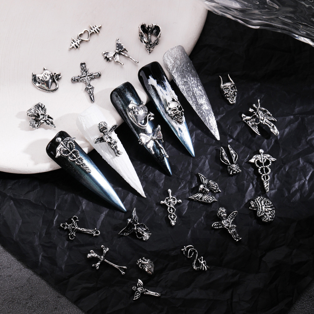 20pcs Style Mix Halloween Nail - đánh giá và giá Nail Art Vampire