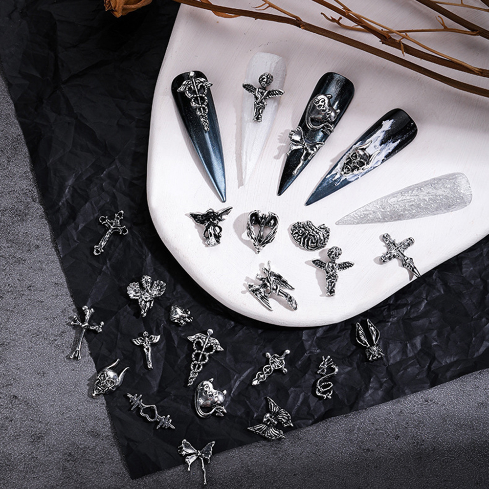 20pcs Style Mix Halloween Nail - đánh giá và giá Nail Art Vampire