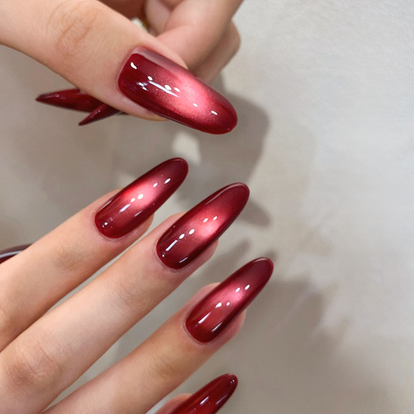 MIANEL 10ML Red Pomegranate Ca - đánh giá và giá Nail Art Red Wine Cat Eye