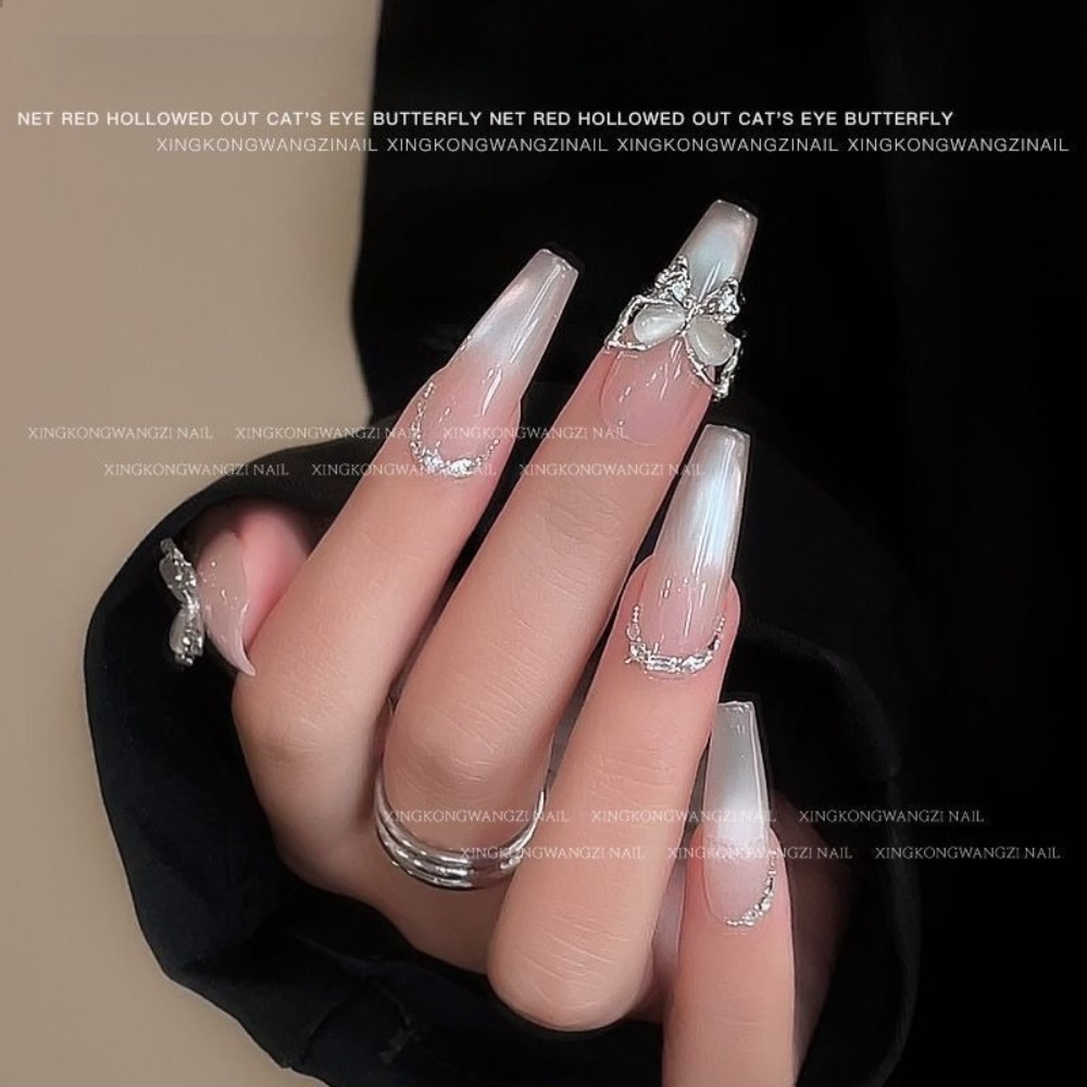 5Pcs Butterfly Nail Art Jewelr - đánh giá và giá Nail Art Vampire