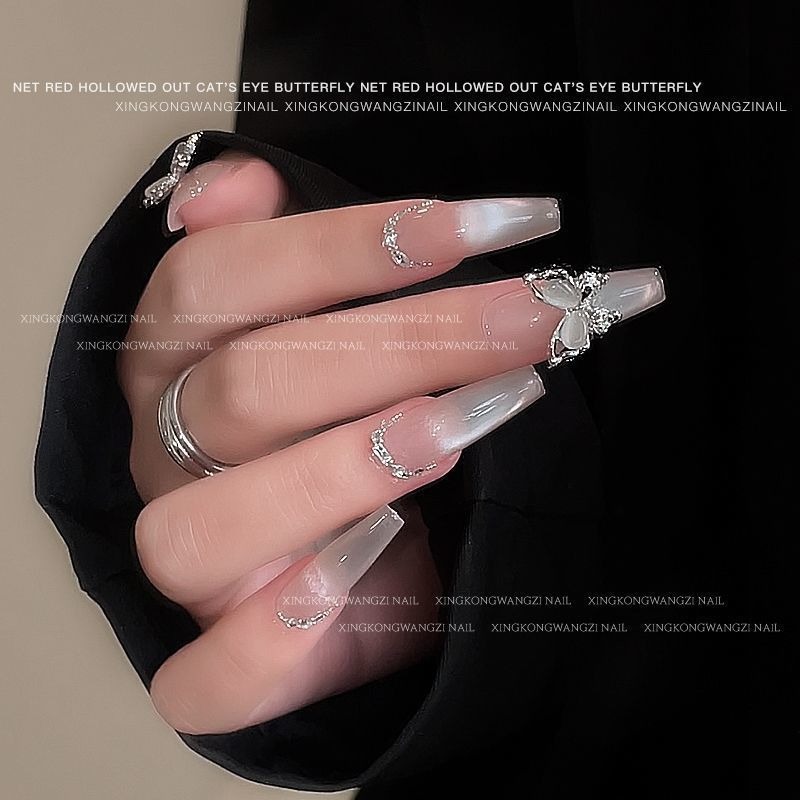 5Pcs Butterfly Nail Art Jewelr - đánh giá và giá Nail Art Vampire