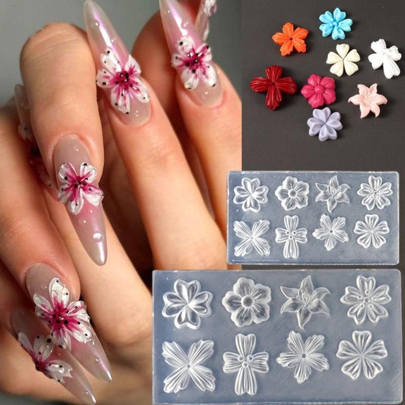 3D Flower Silicone Mold for Na - đánh giá và giá Nail Art Halal