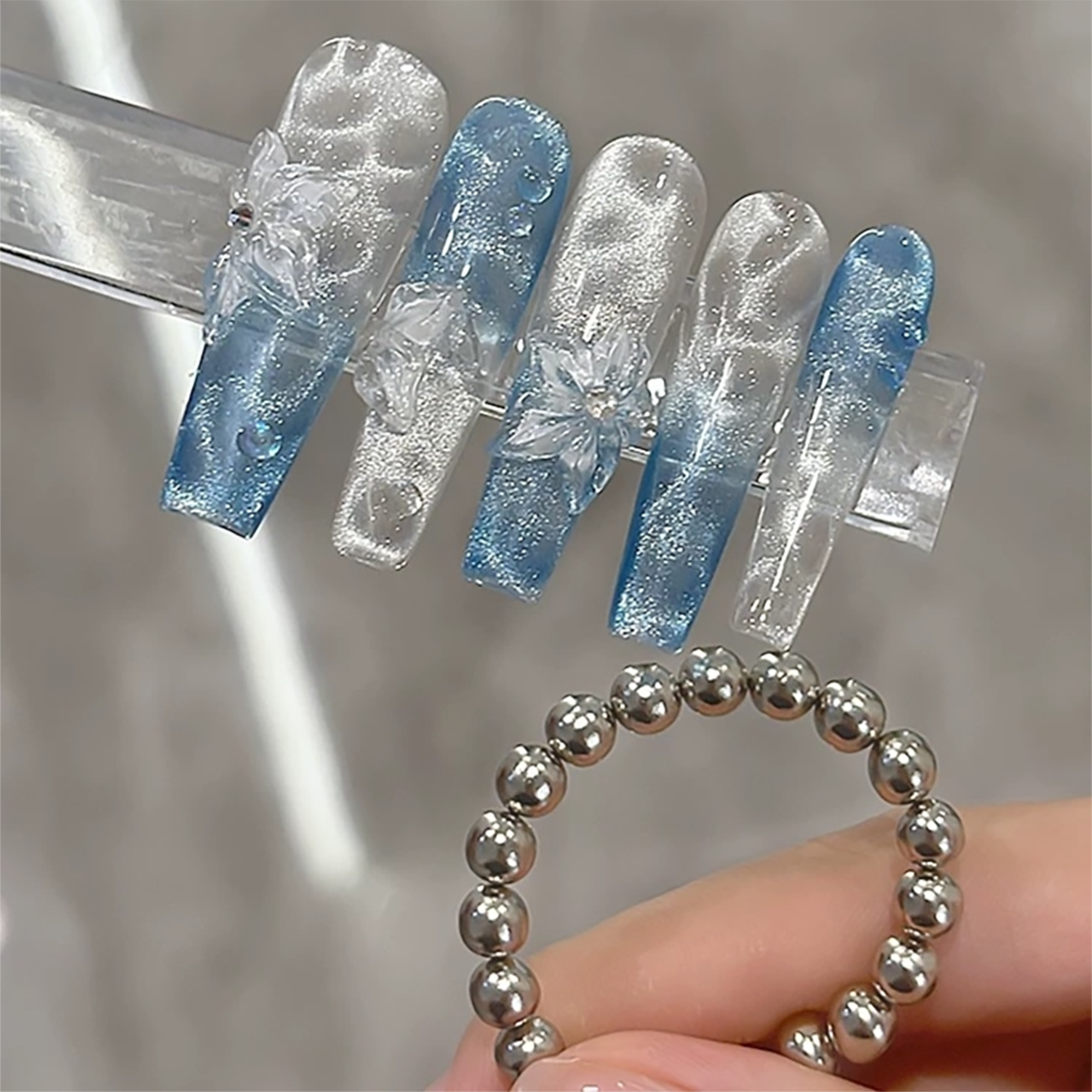 20PCS Magnetic Round Ball Nail - đánh giá và giá Nail Art Halal