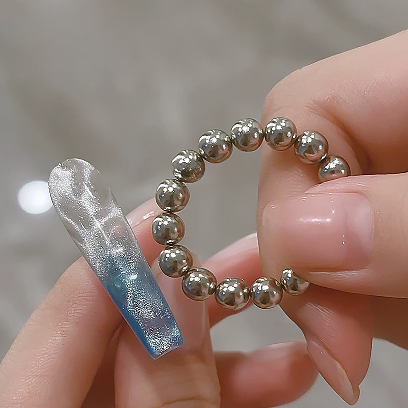 20PCS Magnetic Round Ball Nail - đánh giá và giá Nail Art Halal