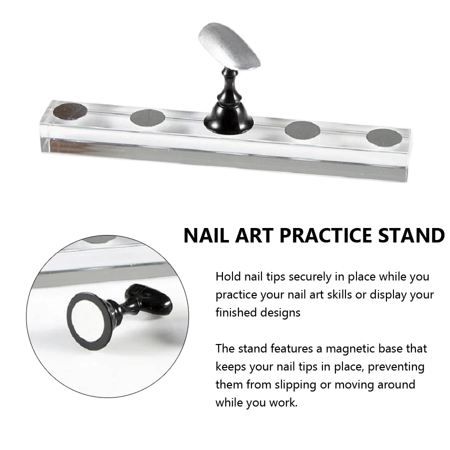 5Pcs Nail Art Practice Display - đánh giá và giá Nail Art Kaki