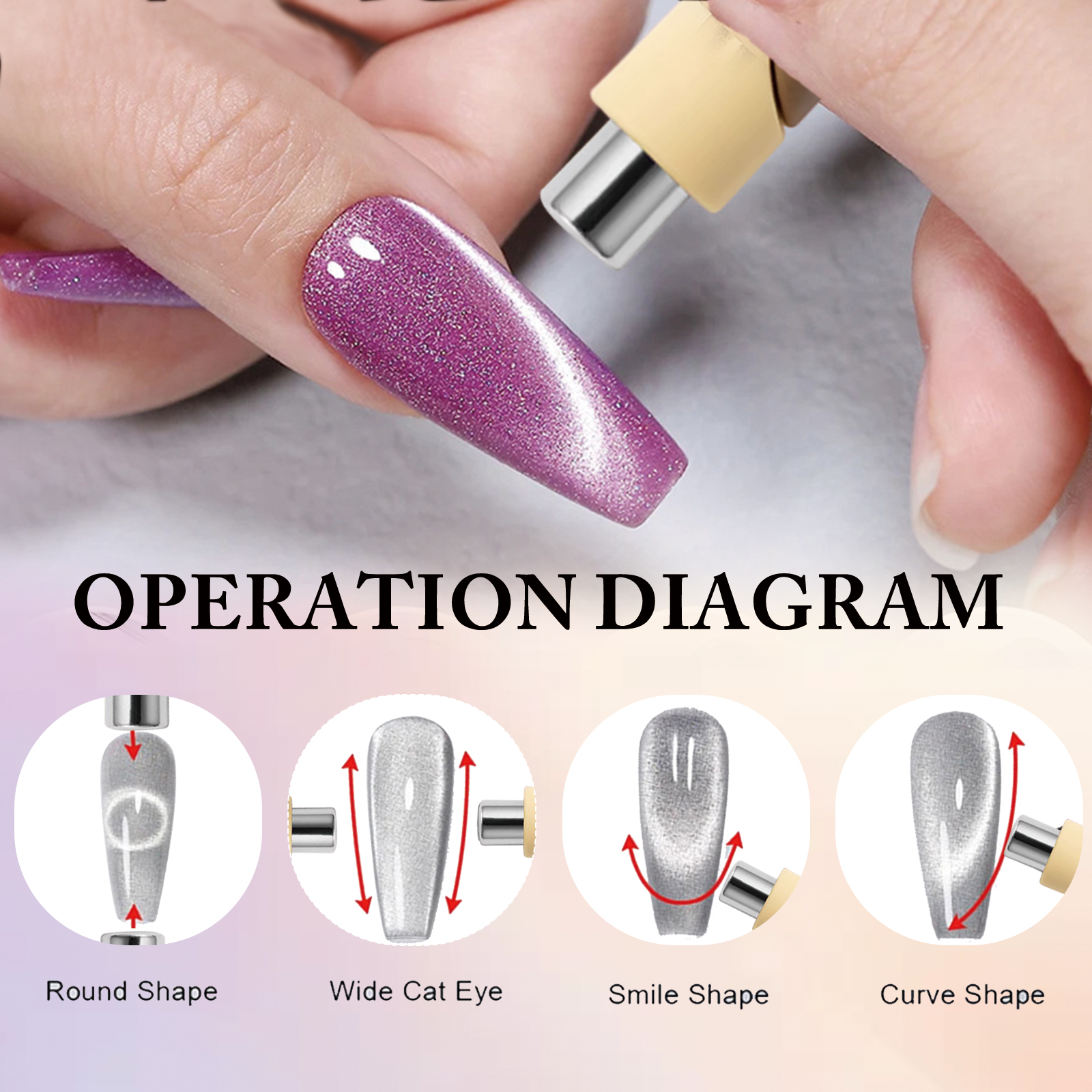Cat Paw Strong Magnet Stick Na - đánh giá và giá Nail Art Halal