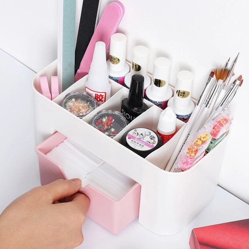 Nail Art Organizer Desktop Dra - đánh giá và giá Nail Art Kaki