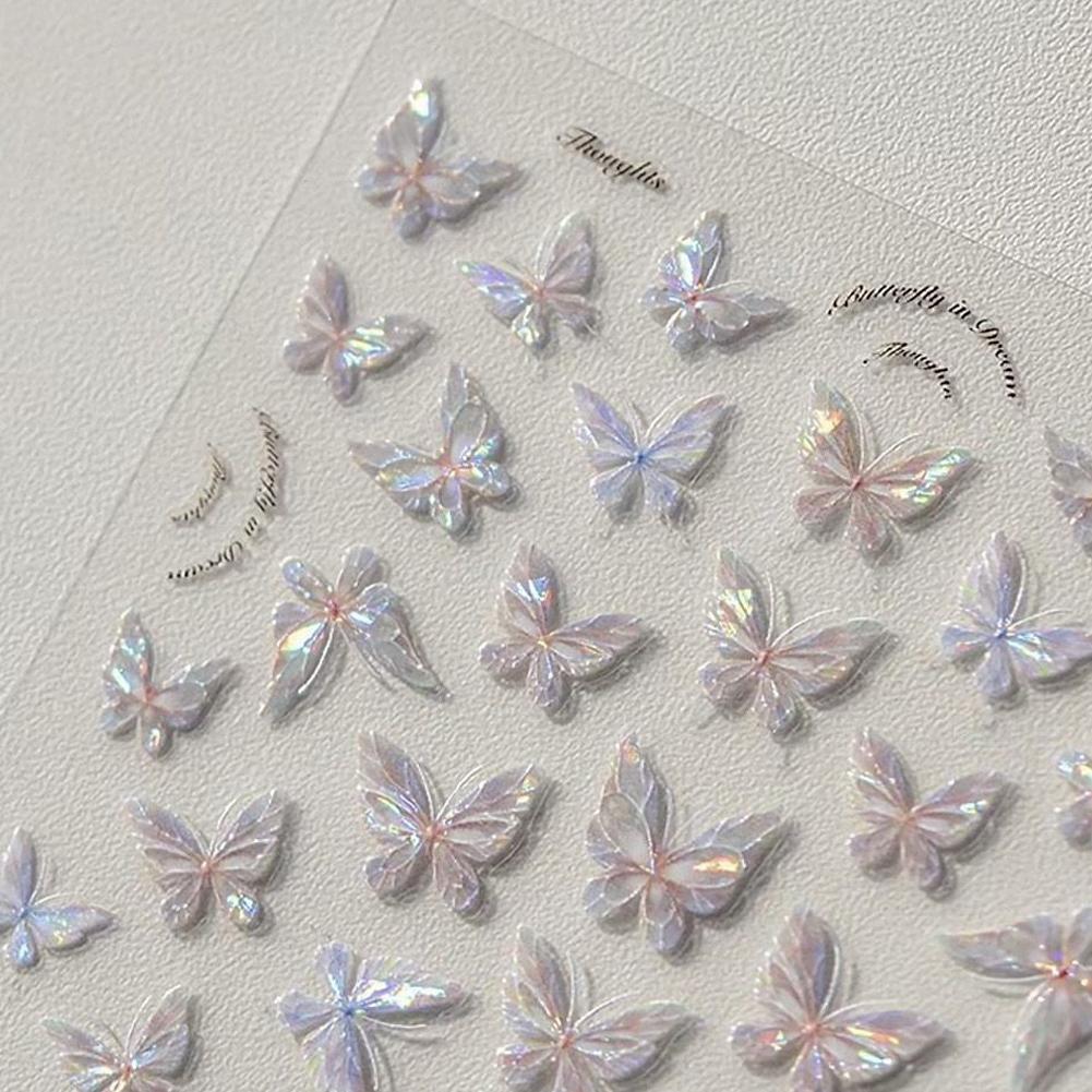 Pearlescent Butterfly Nail Sti - đánh giá và giá Nail Art Vampire