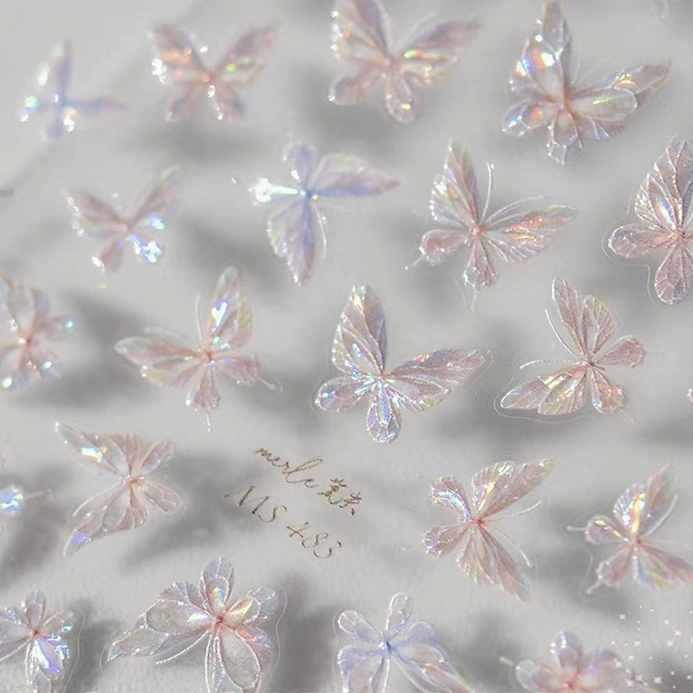 Pearlescent Butterfly Nail Sti - đánh giá và giá Nail Art Vampire
