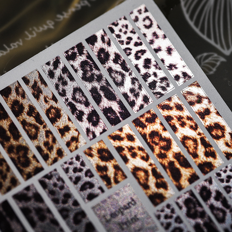 1 piece of 5D elegant leopard  - đánh giá và giá Nail Art Leopard