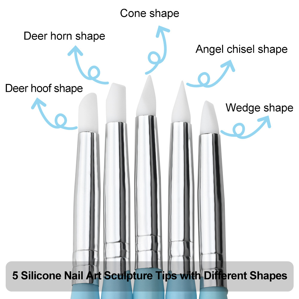 1/3/5/6/pcs/set Nail Art Brush - đánh giá và giá Nail Art Kaki