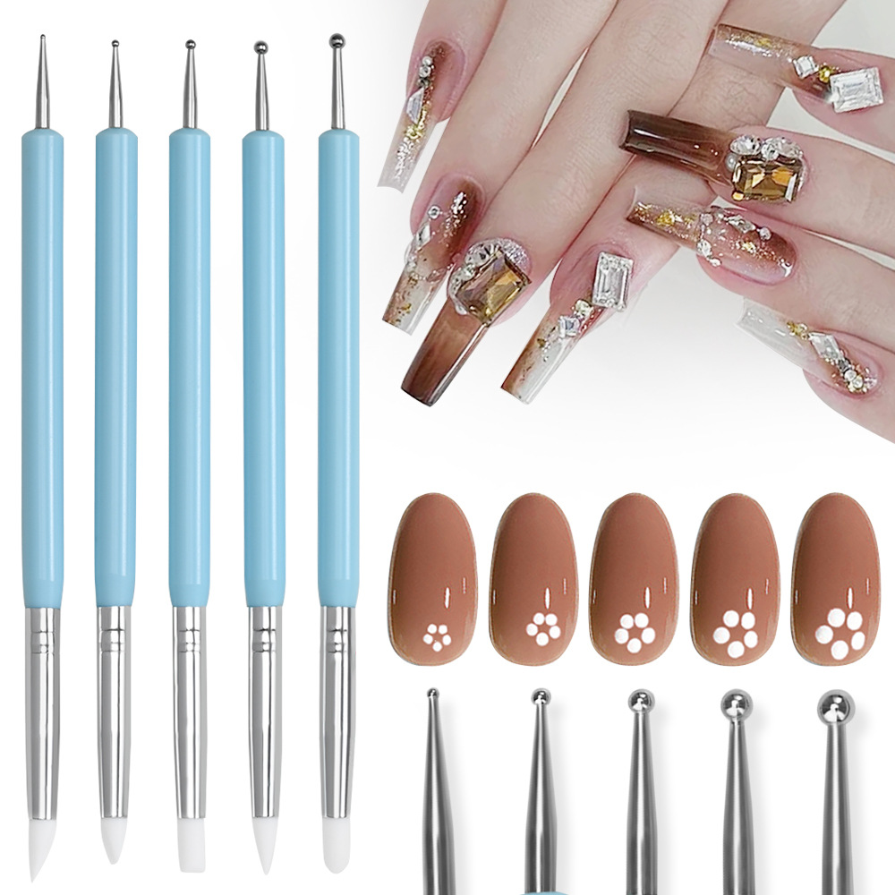 1/3/5/6/pcs/set Nail Art Brush - đánh giá và giá Nail Art Kaki