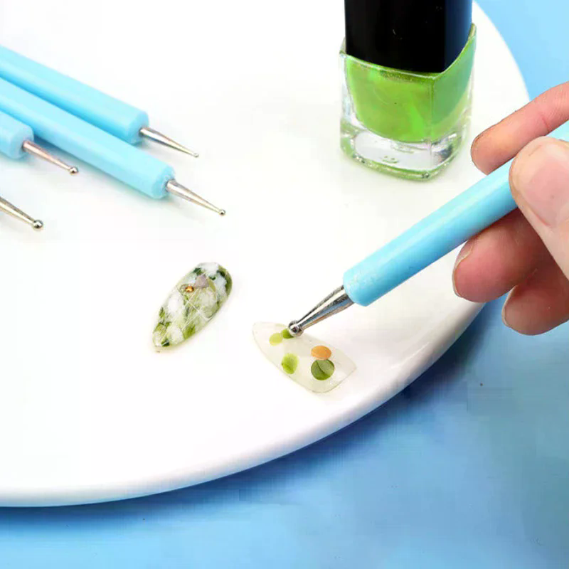 5Pcs/set Silicone Clay Sculpti - đánh giá và giá Nail Art Kaki